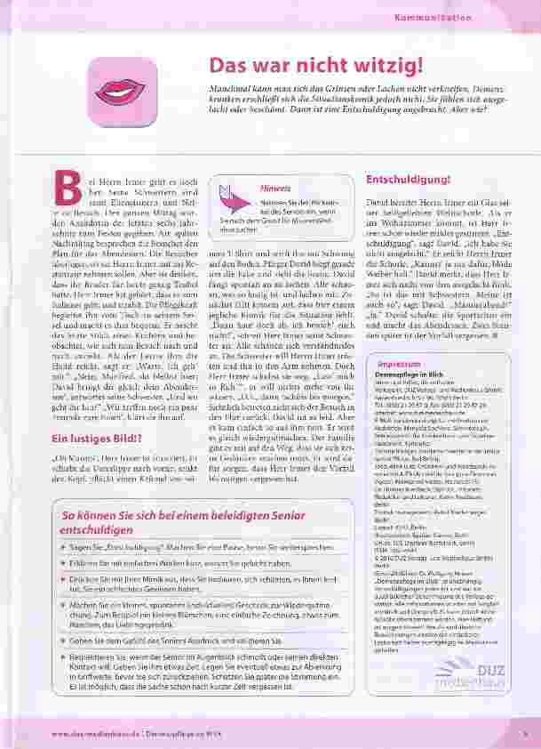 Vorschauseite 1: Das war nicht witzig!