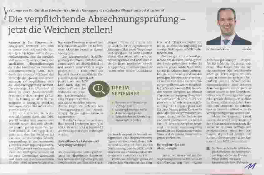 Vorschauseite 1: Die verpflichtende Abrechnungsprüfung - jetzt die Weichen stellen!
