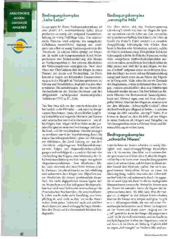 Vorschauseite 3: Der Verdauungstrakt beim rheumatischen Geschehen