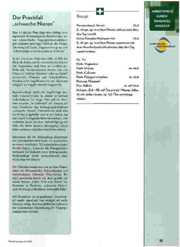 Vorschauseite 6: Der Verdauungstrakt beim rheumatischen Geschehen