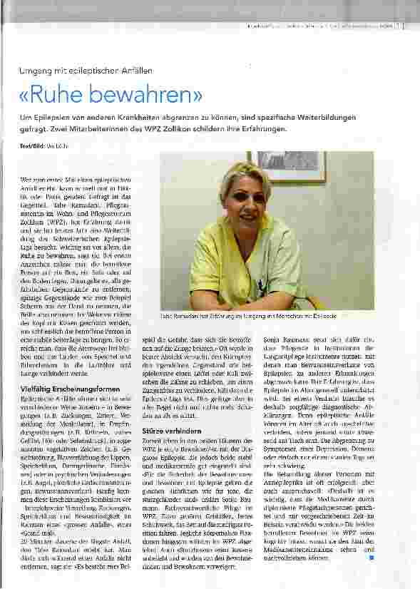 Vorschauseite 1: Ruhe bewahren