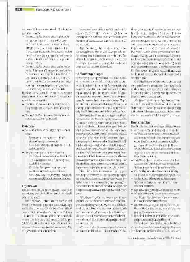Vorschauseite 3: Können Nackenübungen die Aktivierung des M. semispinalis cervicis relativ zum M. splenius capitis auf spezifischen spinalen Höhen verbessern?