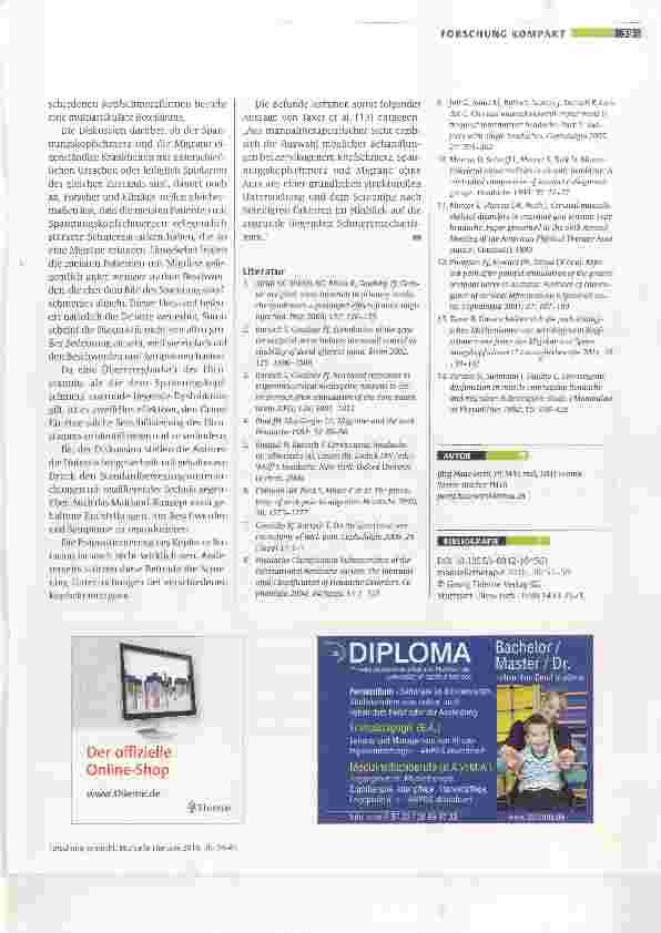 Vorschauseite 4: Können Nackenübungen die Aktivierung des M. semispinalis cervicis relativ zum M. splenius capitis auf spezifischen spinalen Höhen verbessern?