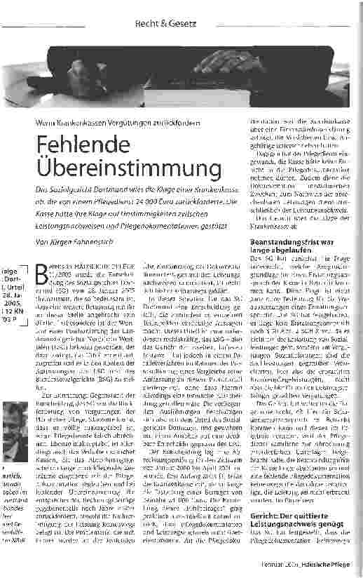 Vorschauseite 1: Fehlende Übereinstimmung