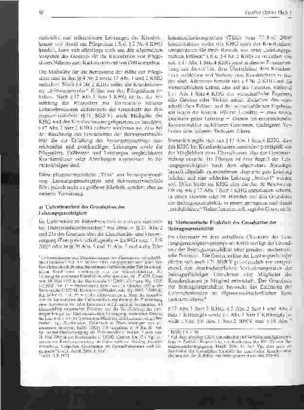 Vorschauseite 2: Verfassungsrechtliche Maßstäbe für die Kalkulation von DRGs