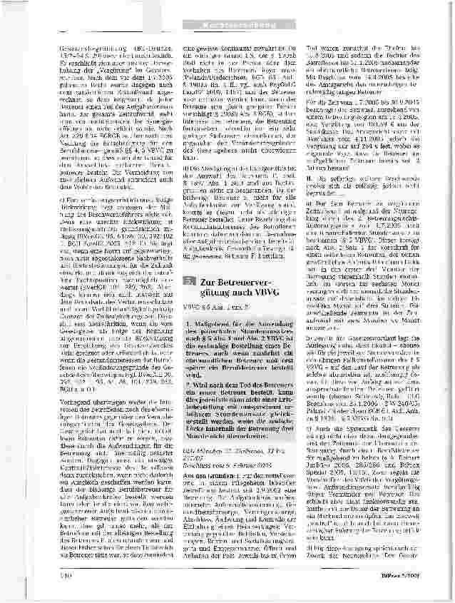Vorschauseite 2: Zur Entlassung eines Betreuers
