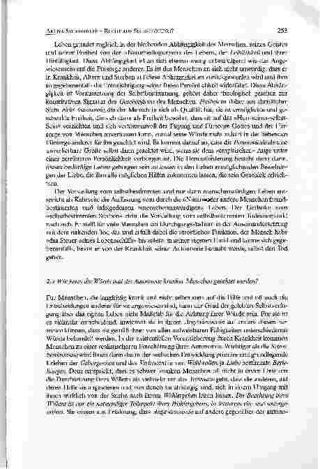 Vorschauseite 5: Aktive Sterbehilfe - Recht auf Selbsttötung?Eine Stellungnahme aus christlicher Sicht und ausSicht der Krankenhausseelsorge