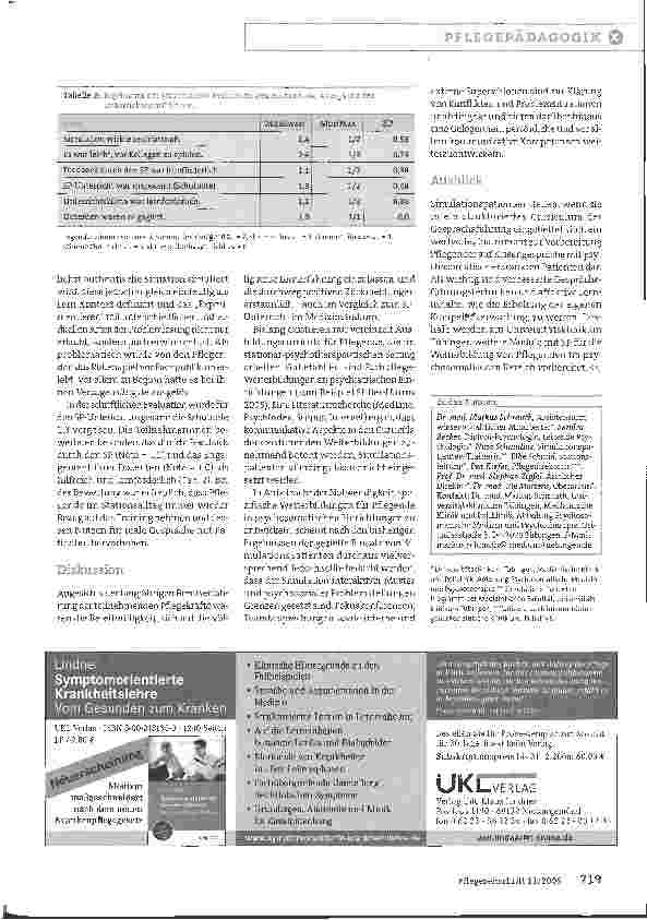 Vorschauseite 4: Einsatz von Simulationspatienten in der Fortund Weiterbildung: Schwierige Gesprächssituationen trainieren