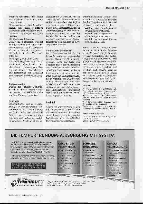 Vorschauseite 4: Diabetisches Fußsyndrom - Pflichtprogramm: eine gute Fußpflege