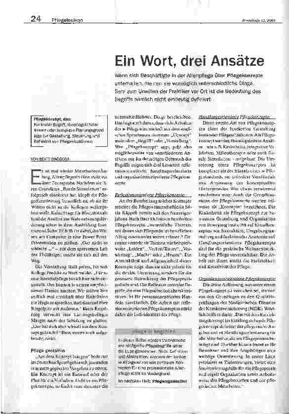 Vorschauseite 1: Ein Wort, drei Ansätze