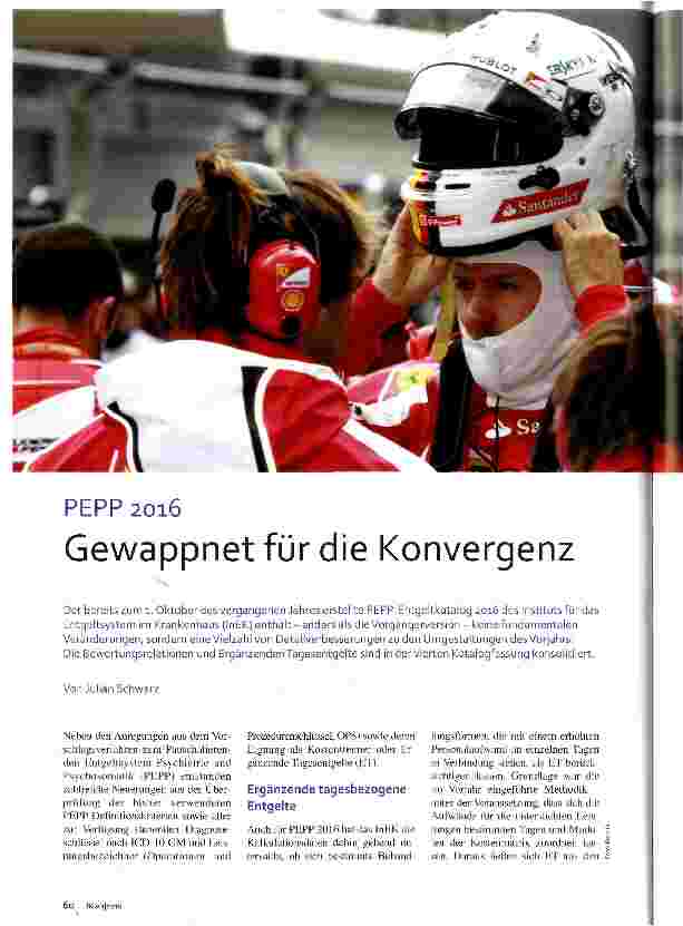 Vorschauseite 1: PEPP2016 Gewappnet für die Konvergenz