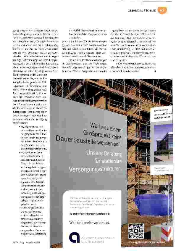 Vorschauseite 3: HCAfSERIE: DAS VITALIS SENIORENHAUS IN KELHEIM ENTSTEHT (TEIL 2) Zwischenstand: Es läuft nach Plan