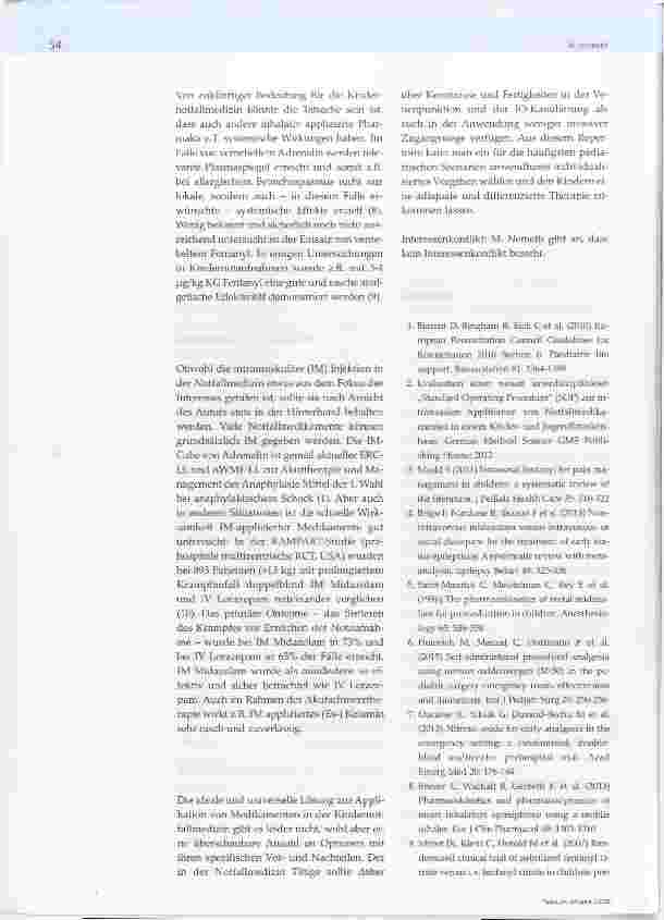 Vorschauseite 3: Not macht erfinderisch-Alternative Applikationsformen in der Kindermedizin