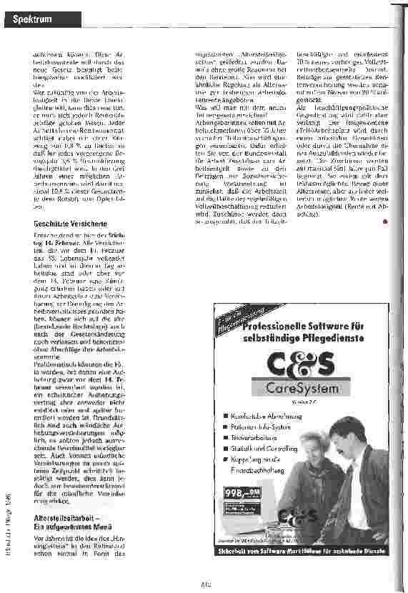 Vorschauseite 2: Unruhe beim Ruhestand