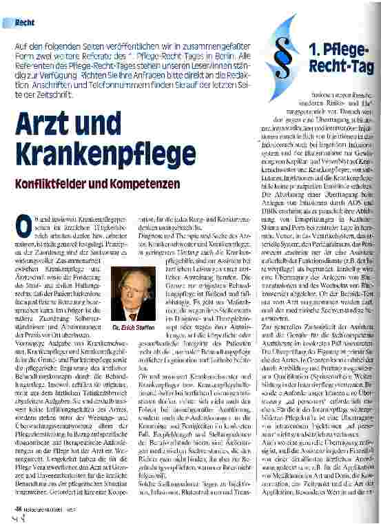 Vorschauseite 1: Arzt und Krankenpflege
