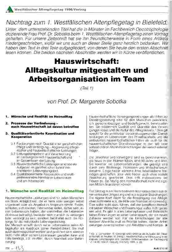 Vorschauseite 1: Hauswirtschaft: Alltagskultur mitgestalten und Arbeitsorganisation im Team (Teil 1)