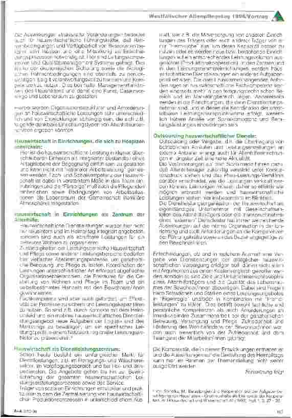 Vorschauseite 6: Hauswirtschaft: Alltagskultur mitgestalten und Arbeitsorganisation im Team (Teil 1)
