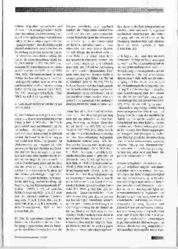 Vorschauseite 3: Zwangsbehandlung im Rahmen der betreuungsrechtlicnen Unterbringung möglich.