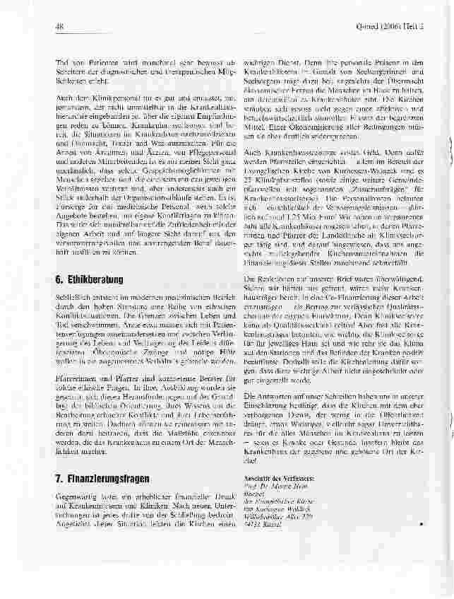 Vorschauseite 4: Kirche und Krankenhaus