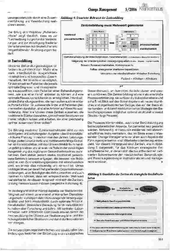 Vorschauseite 4: Die Bewältigung strategischer und organisatorischer Herausforderungen in einem dynamischen Krankenhausumfeld