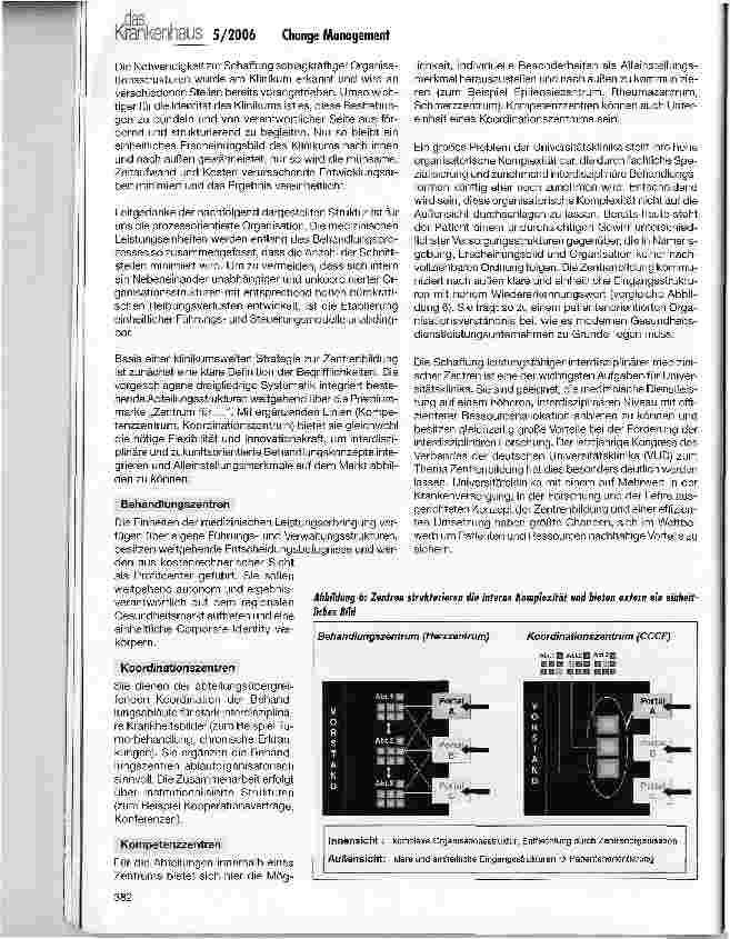 Vorschauseite 5: Die Bewältigung strategischer und organisatorischer Herausforderungen in einem dynamischen Krankenhausumfeld