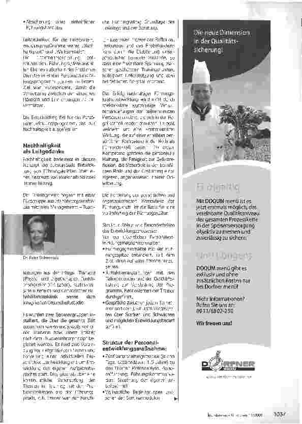 Vorschauseite 2: Für neue berufliche Herausforderungen rüsten - Nachhaltige Personalentwicklung in der Krankenhaus GmbH Alb-Donau-Kreis