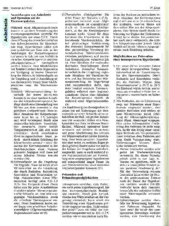 Vorschauseite 4: Perioperative Überwachung der Körpertemperatur