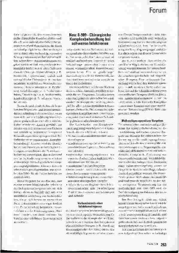 Vorschauseite 2: Komplexbehandlungen in der Chirurgie - neue Ansätze zur leistungsgerechten DRG-Vergütung aufwändiger Behandlungen*