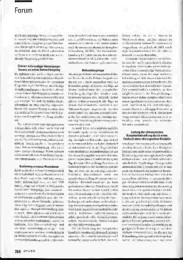 Vorschauseite 3: Komplexbehandlungen in der Chirurgie - neue Ansätze zur leistungsgerechten DRG-Vergütung aufwändiger Behandlungen*