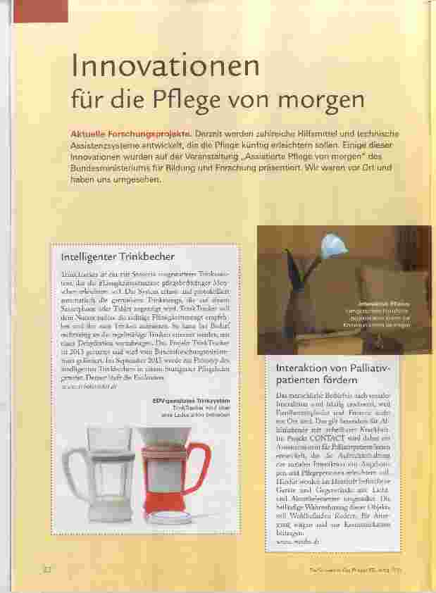 Vorschauseite 1: Innovationen für die Pflege von morgen