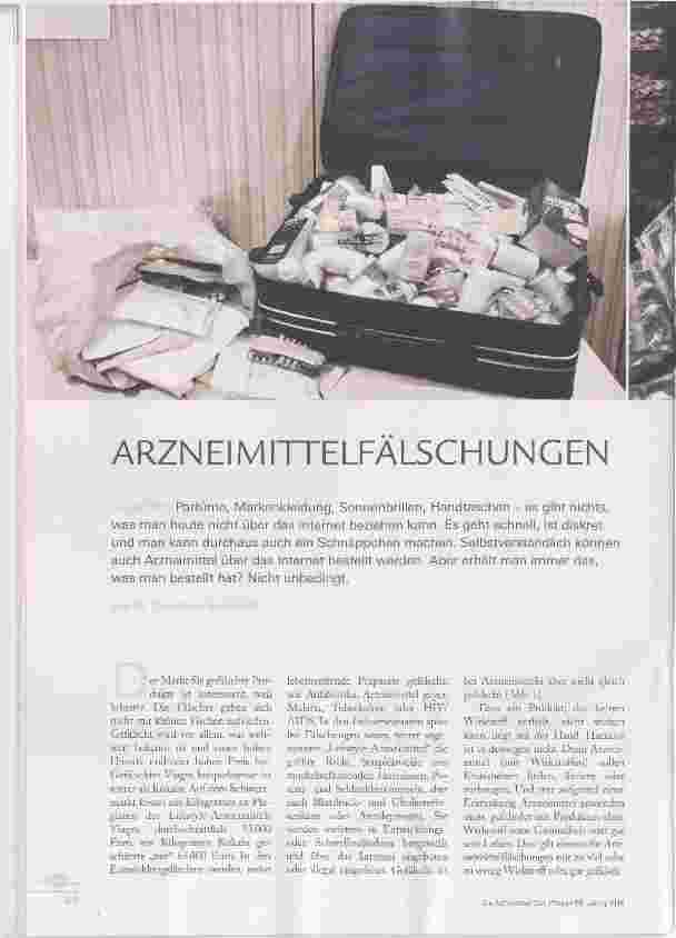 Vorschauseite 1: ARZNEIMITTELFÄLSCHUNGEN