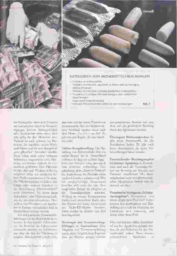 Vorschauseite 2: ARZNEIMITTELFÄLSCHUNGEN