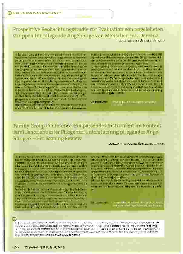 Vorschauseite 4: Die Pflegeanamnese in Theorie und Praxis