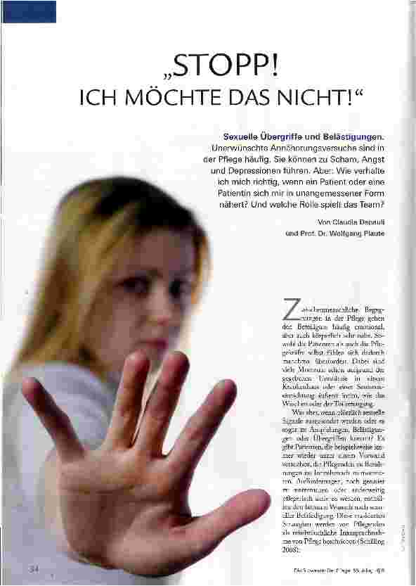 Vorschauseite 1: STOPP! ICH MÖCHTE DAS NICHT