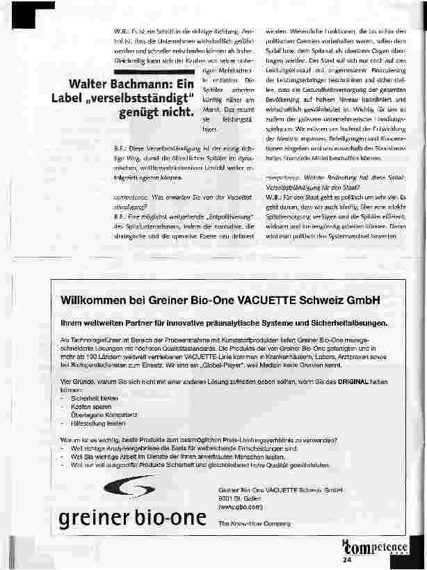 Vorschauseite 2: Luzern: Die Verselbstständigung steht bevor