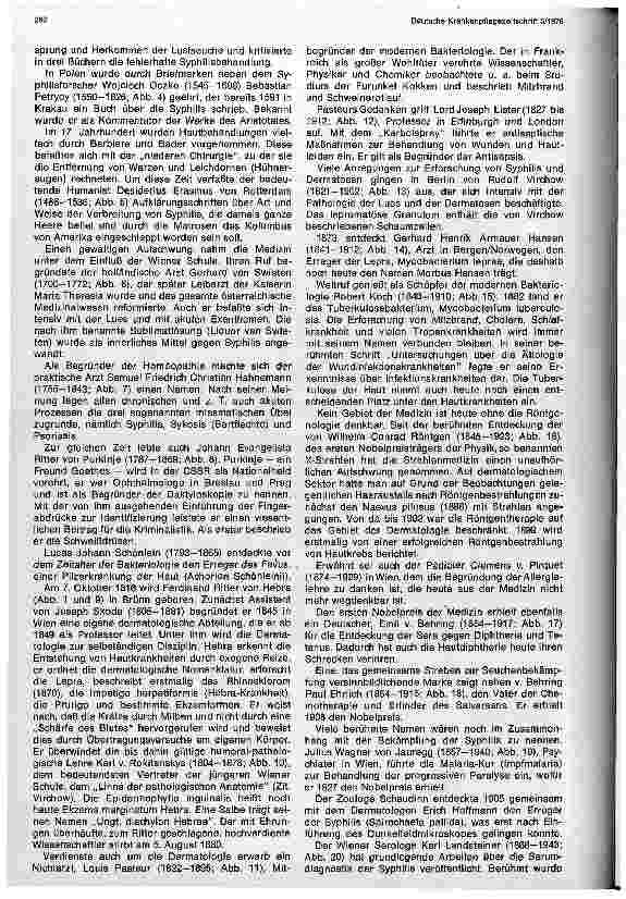 Vorschauseite 3: Kleine Geschichte der Dermatologie Eine philatelistische Betrachtung