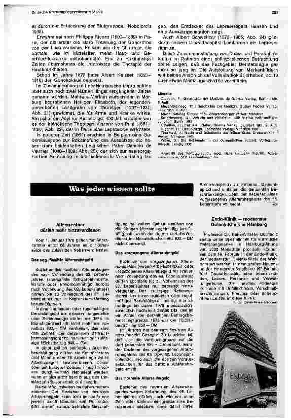 Vorschauseite 4: Kleine Geschichte der Dermatologie Eine philatelistische Betrachtung