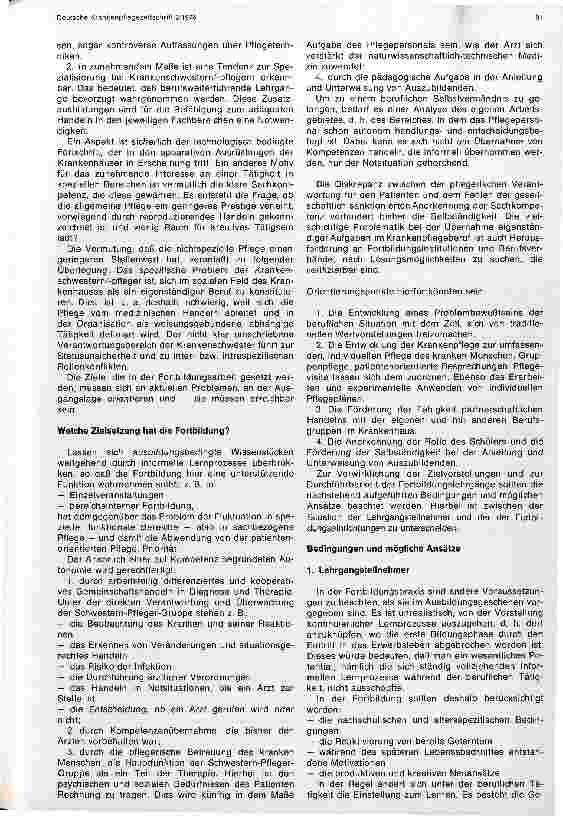 Vorschauseite 2: Warum Fortbildung