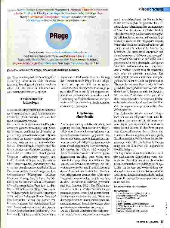 Vorschauseite 2: Begegnung mit dem Fremden Vom Ansatz der transkulturellen Pflege