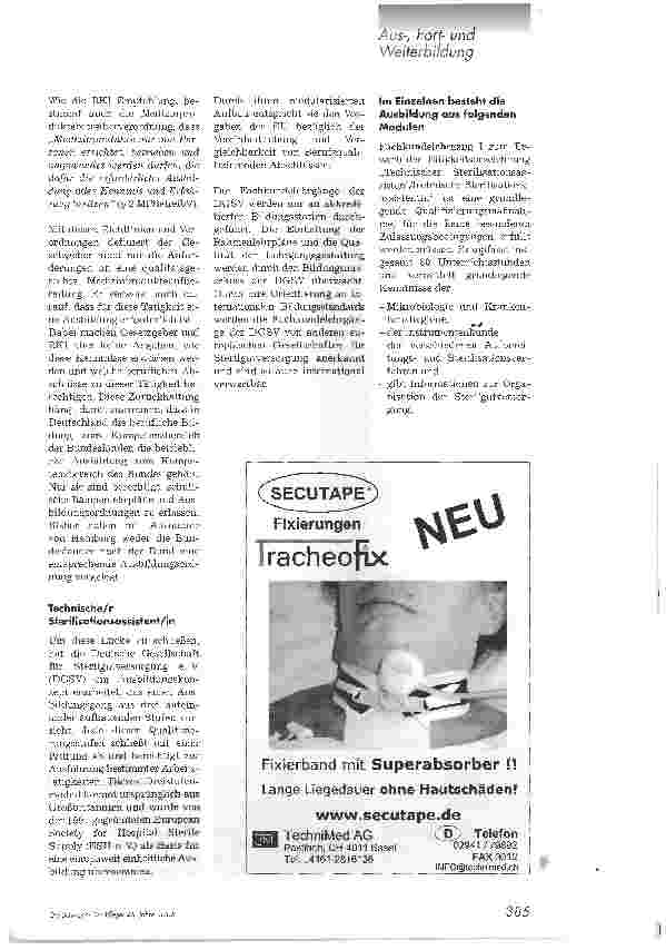 Vorschauseite 2: Die ZentralsterilisationTechnischer Wandel und die Folgen für die Qualifikation der Pflegenden im OP-Dienst