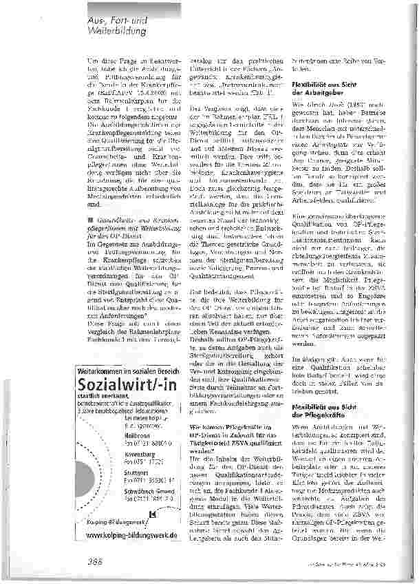 Vorschauseite 5: Die ZentralsterilisationTechnischer Wandel und die Folgen für die Qualifikation der Pflegenden im OP-Dienst