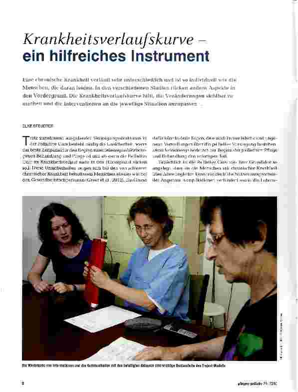 Vorschauseite 1: Krankheitsverlaufskurve - ein hilfreiches Instrument