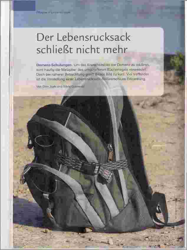 Vorschauseite 1: Der Lebensrucksack schließt nicht mehr