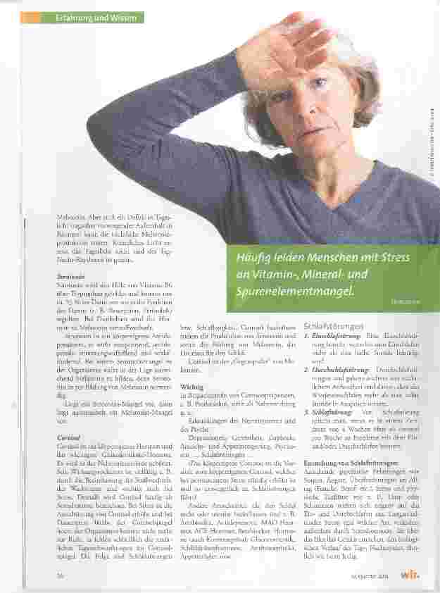 Vorschauseite 3: Schlafstörungen Insomnie SiressJetlag