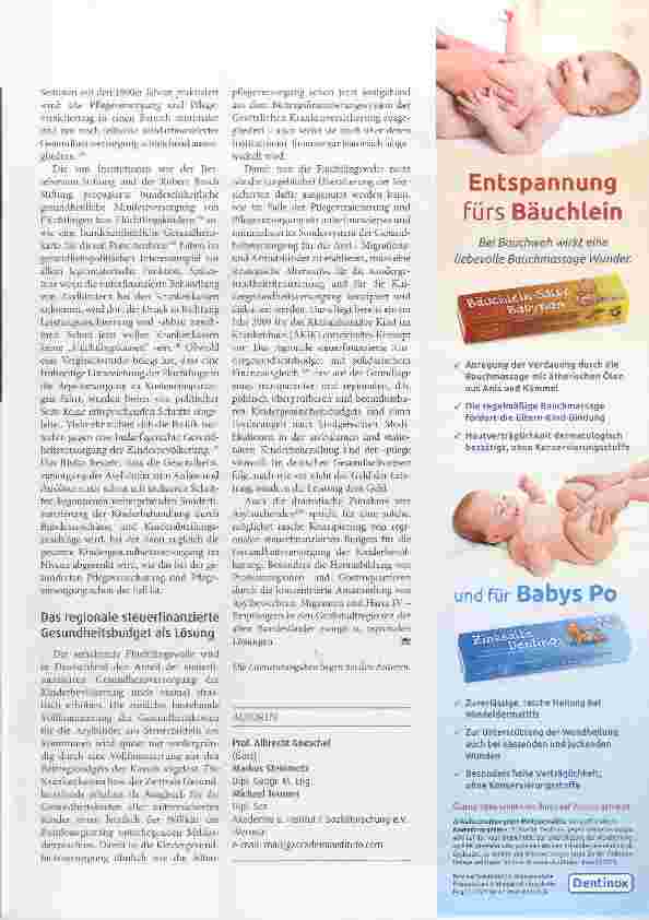 Vorschauseite 5: Fluchtzuwanderung und Pädiatrieversorgung Anforderungen an die Infrastruktur und die Finanzierung der Kinderund Jugendmedizin in Deutschland (Teil 2)