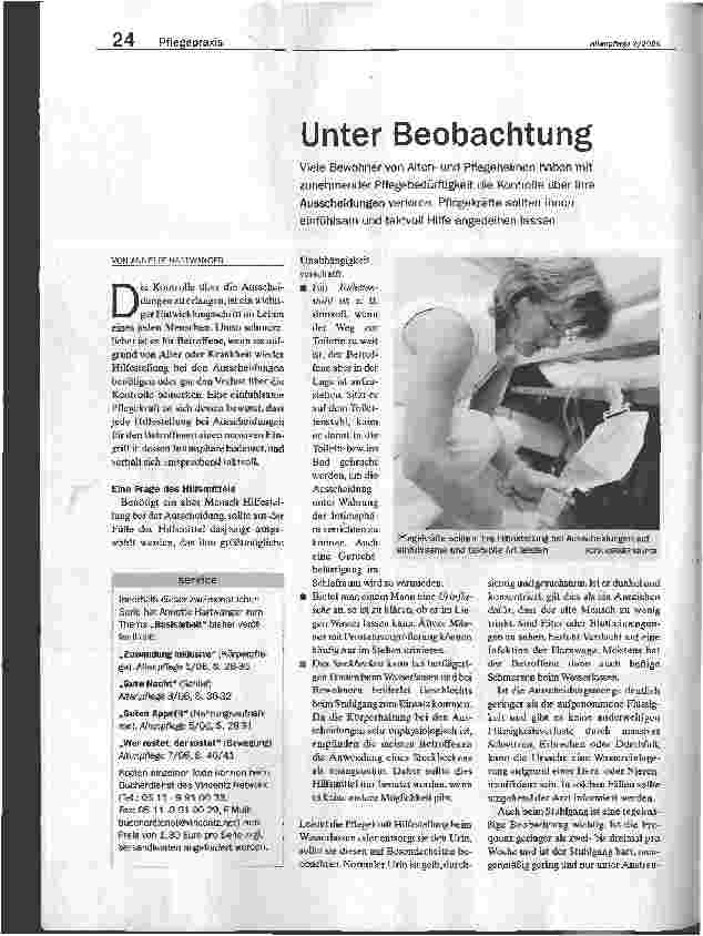 Vorschauseite 1: Unter Beobachtung