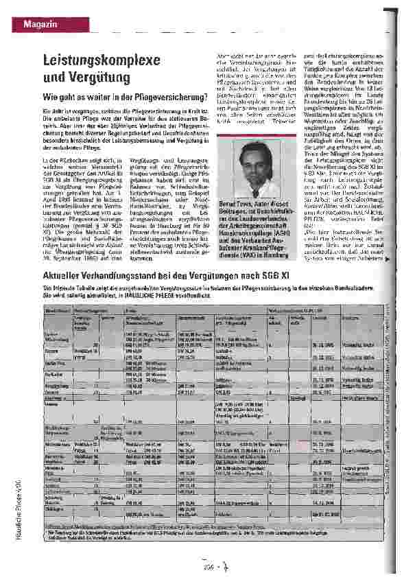 Vorschauseite 1: Leistungskomplexe und Vergütung Wie geht es weiter in der Pflegeversicherung?
