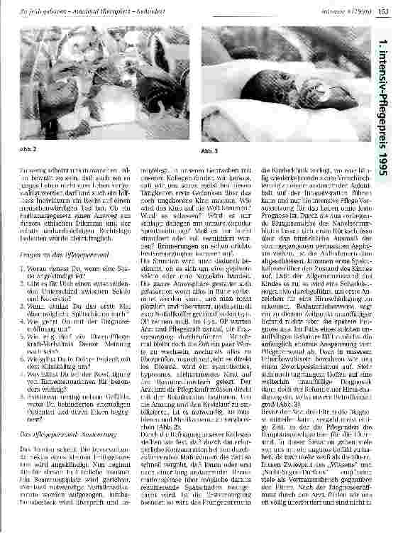 Vorschauseite 4: Zu früh geboren - maximal therapiert - behindert. Wie gehen wir - Pflegepersonal, Ärzte, Eltern - damit um?