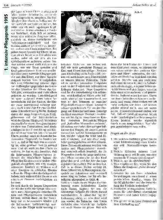 Vorschauseite 5: Zu früh geboren - maximal therapiert - behindert. Wie gehen wir - Pflegepersonal, Ärzte, Eltern - damit um?