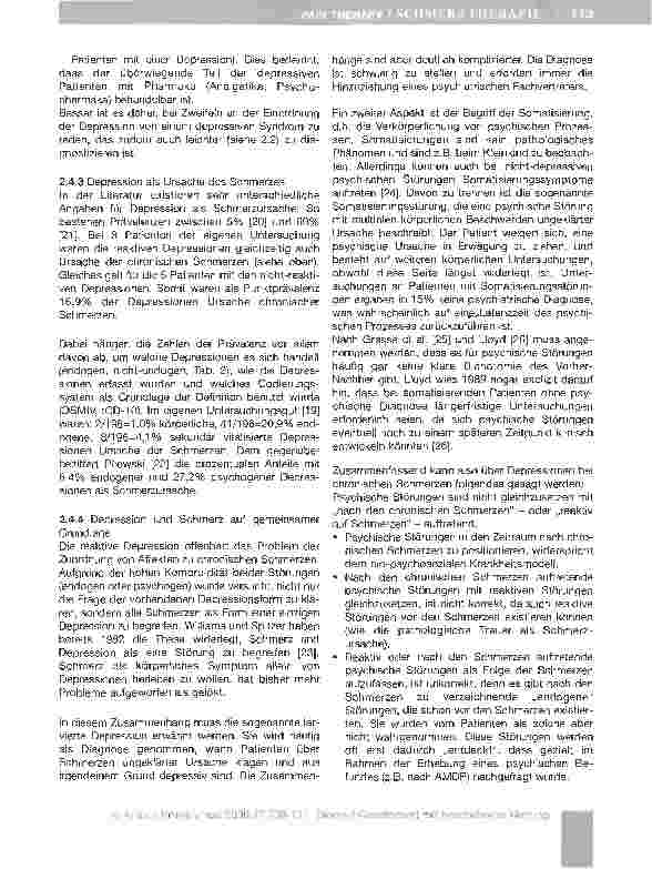 Vorschauseite 5: Affekte bei chronischen Schmerzen*